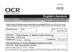 OCR Coursework