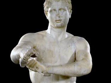 l’Apoxyomenos di Lisippo.330-320 a.C