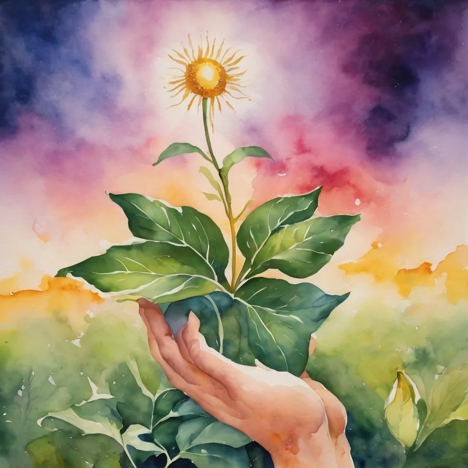 God nurture growth repent seed, plant, water flower nature God's presence