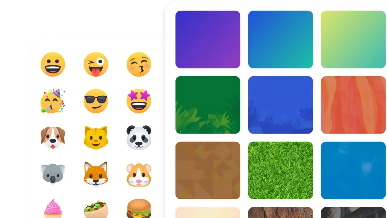 A padlet restyled with a curated wallpaper, matching post colors and a chosen font
