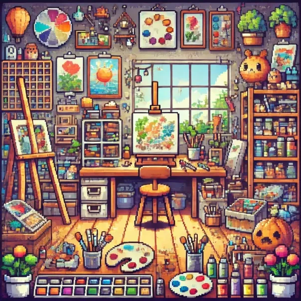 An illustration of the sandbox drawing and media tools