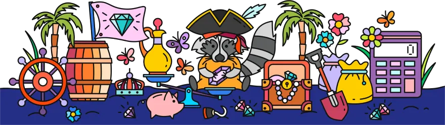An illustration of a team planning work together