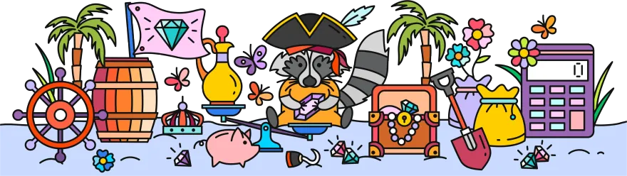 An illustration of a team planning work together