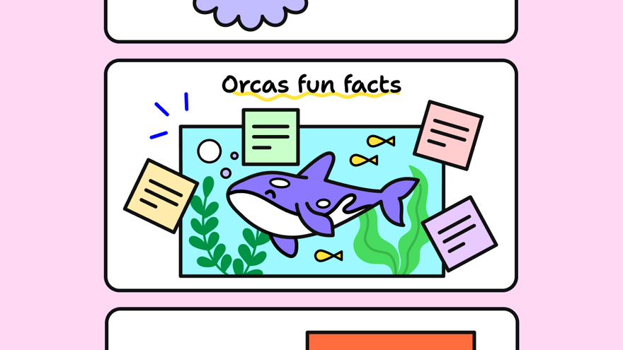 A stack of sandbox cards playing in order as a slideshow
