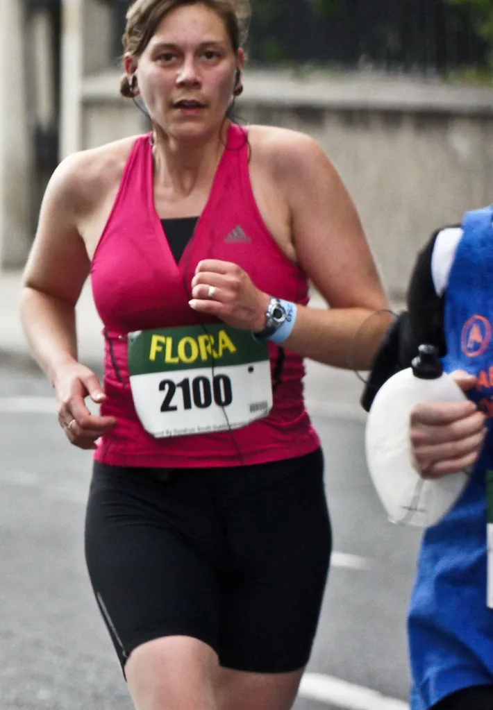 older woman marathon